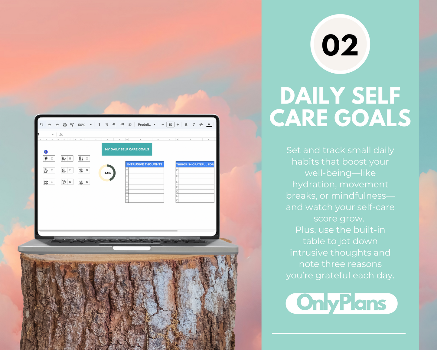 ADHD Action Planner Google Sheets